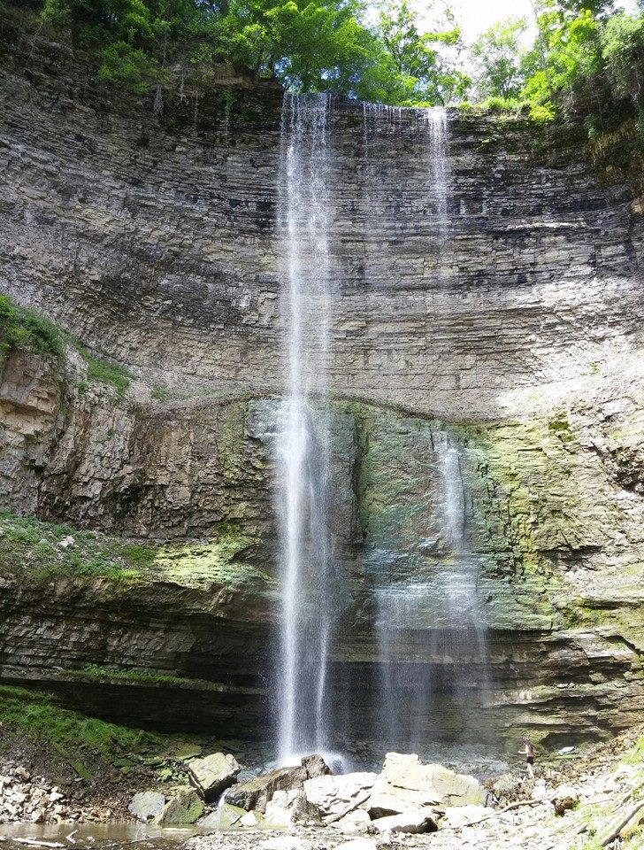 Large waterfall in Hamilton, Ontario, Travel
