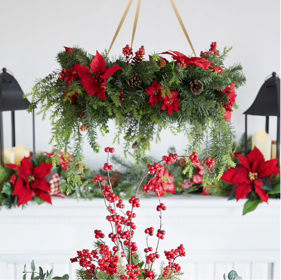 Christmas Wreath Chandelier