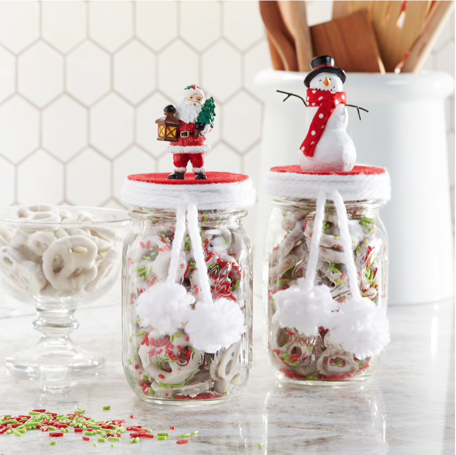 Merry Mini Christmas Treat Mason Jar