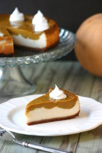 Pumpkin Spice Vegan Cheesecake